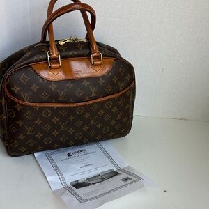 Louis Vuitton Monogram Deauville 
Date Code MI??80 ( hard to make it out)